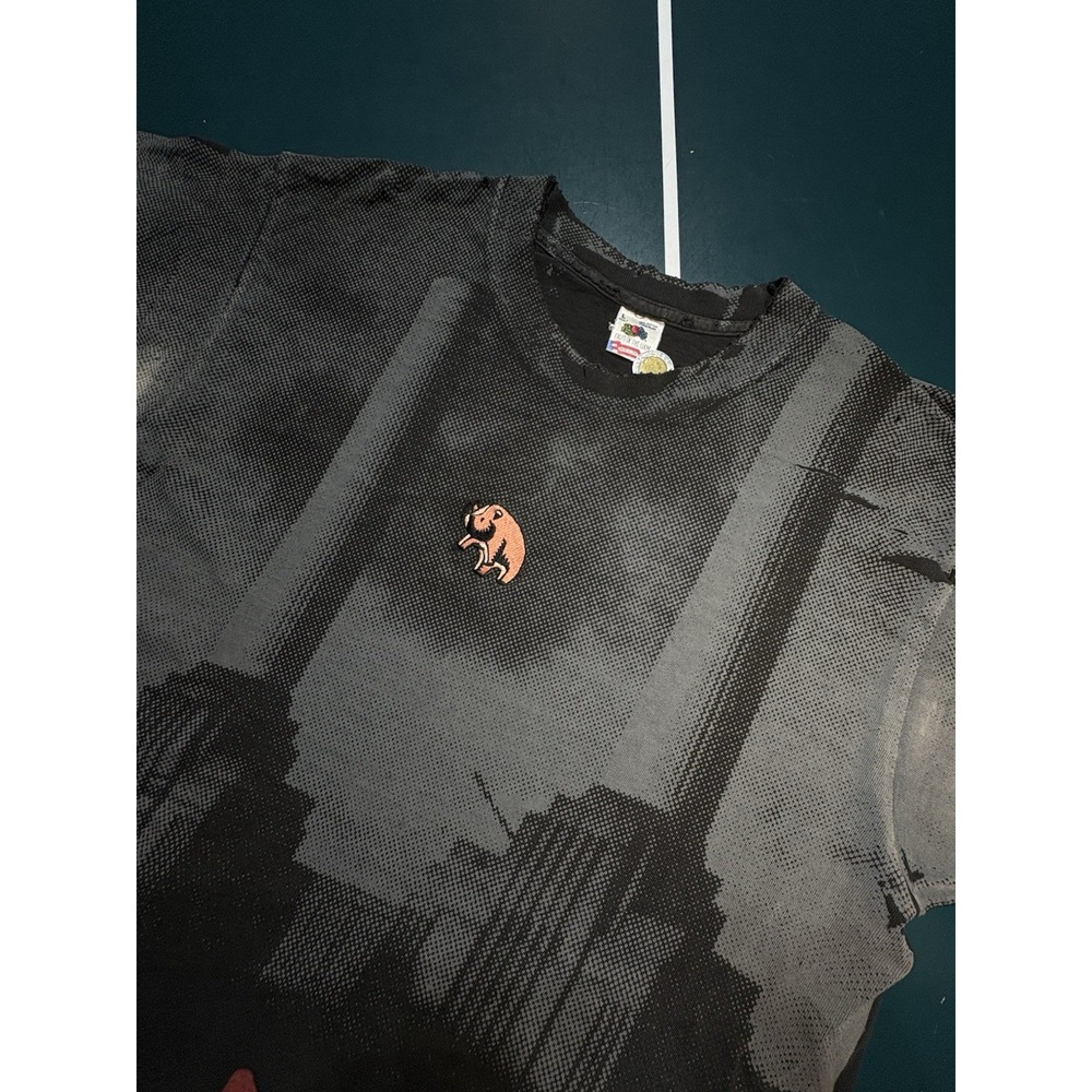Vintage 90s Pink Floyd ANIMALS Brockum AOP Album Cover T-Shirt Size Large 1992 - Picture 5 of 15